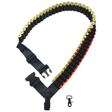 Load image into Gallery viewer, Marksman Series 45 Shotgun Round Adjustable Bandolier with Removable Metal Swivel