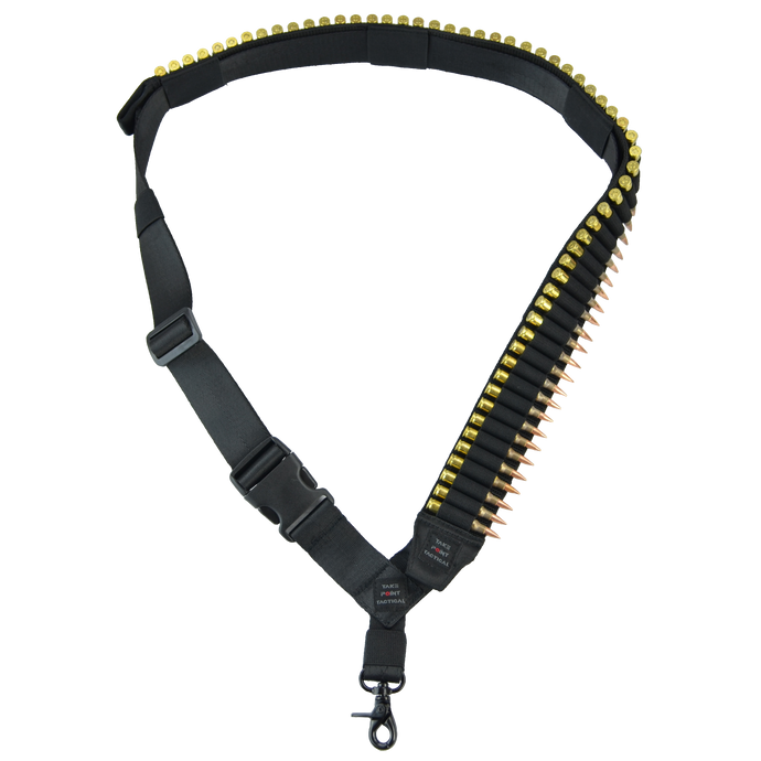 Marksman Series 60 Round Rifle - Pistol Adjustable Bandolier with Removable Metal Swivel
