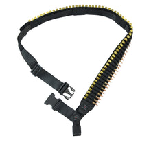Load image into Gallery viewer, Marksman Series 60 Round Rifle - Pistol Adjustable Bandolier with Removable Metal Swivel
